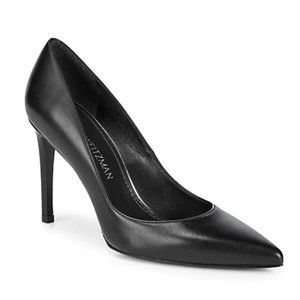 Stuart Weitzman Royal Leather Stiletto Pumps